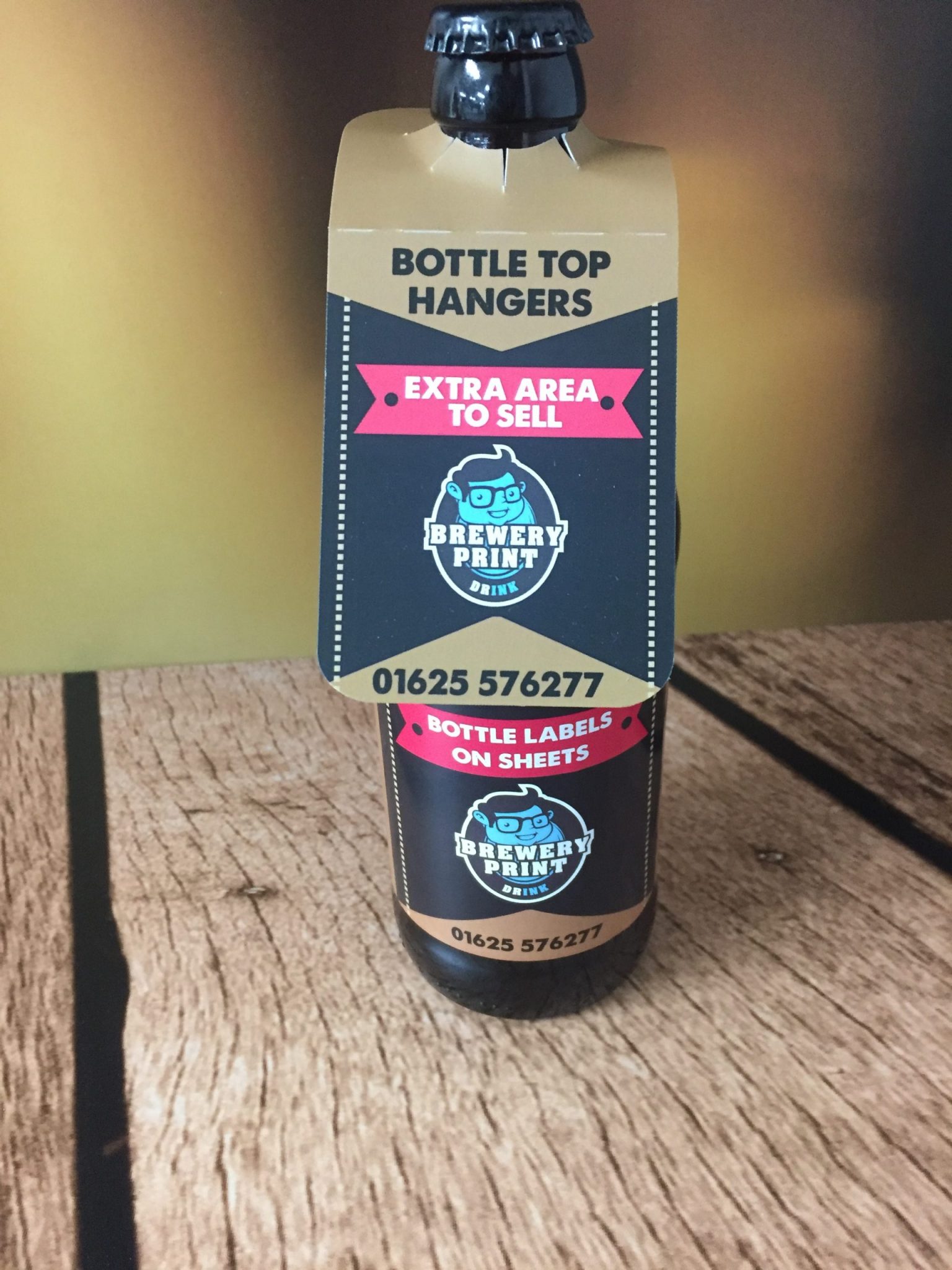 Bottle Neck Hanger Printing | Bottle Neck Tags - Brewery Print